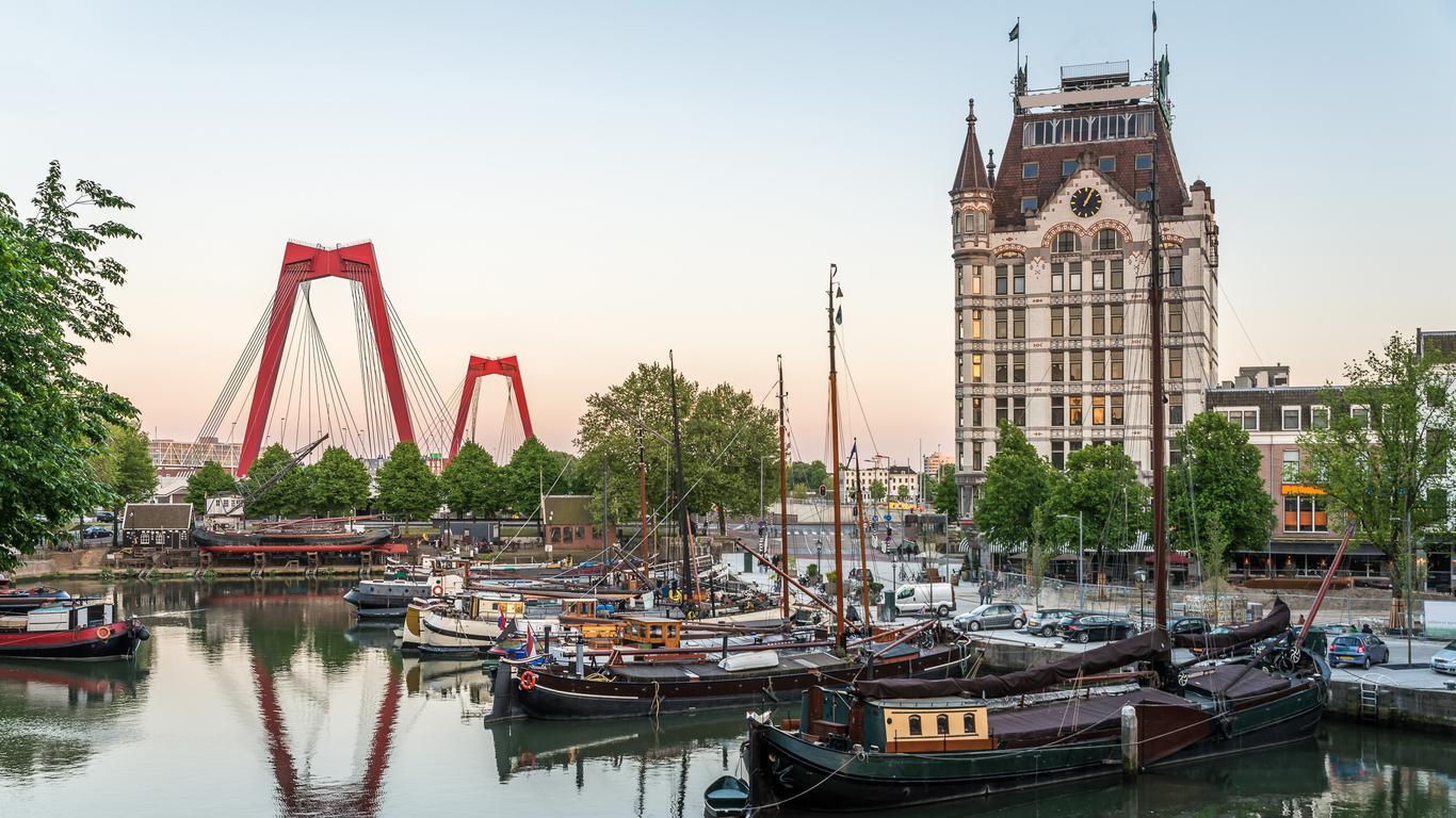 Rotterdam city view